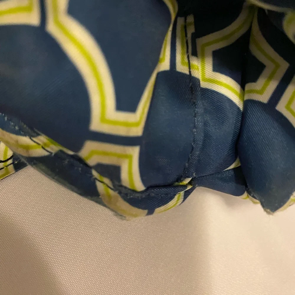 JuJuBe Backpack Green and Blue Diaper Bag Used